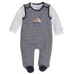 SALT AND PEPPER Baby Glück Boys Strampler-Set Segelboot navy blue