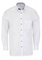 OLYMP Luxor comfort fit Hemd Langarm Under Button Down Kragen weiß